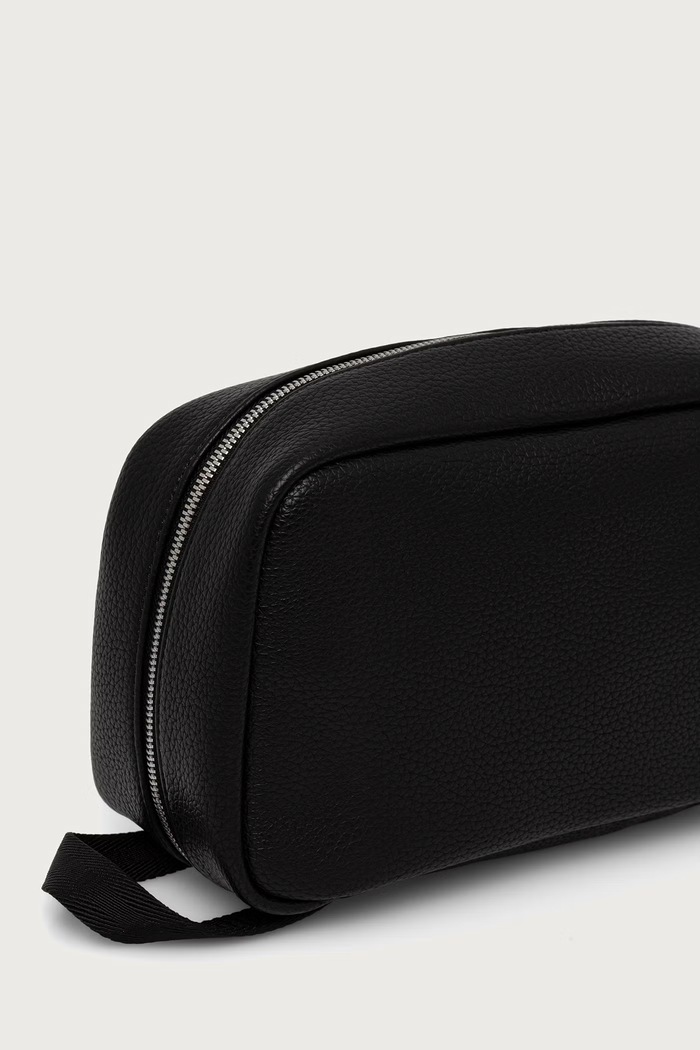 BOSS козметична чанта мъжка от имитация на кожа Ray EVO_Washbag 50572883 черен AW26