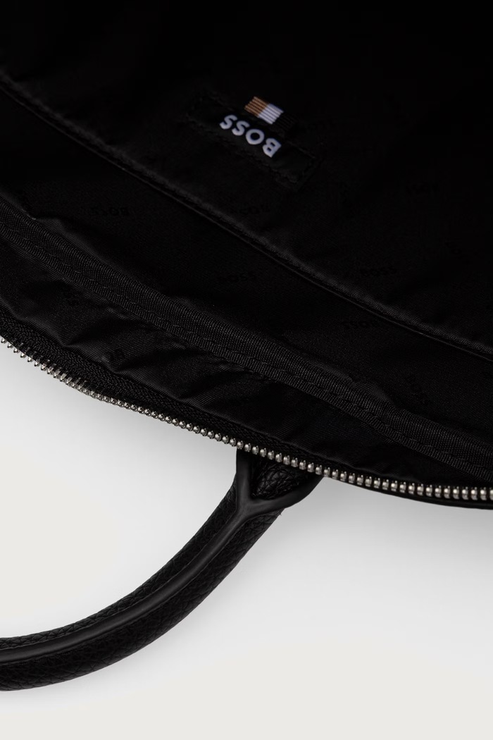 BOSS сумка для ноутбука мужская из искусственной кожи Ray EVO_Doc Case 50572798 чёрный