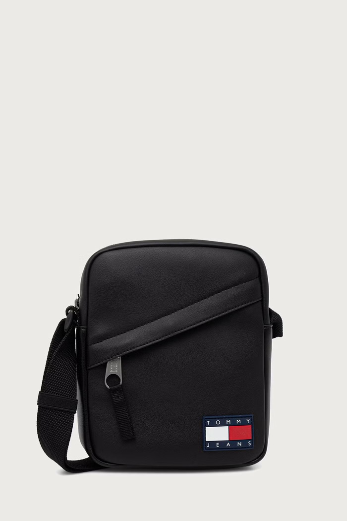 Tommy Jeans Mala torba za muškarce od imitacije kože crna AM0AM14608