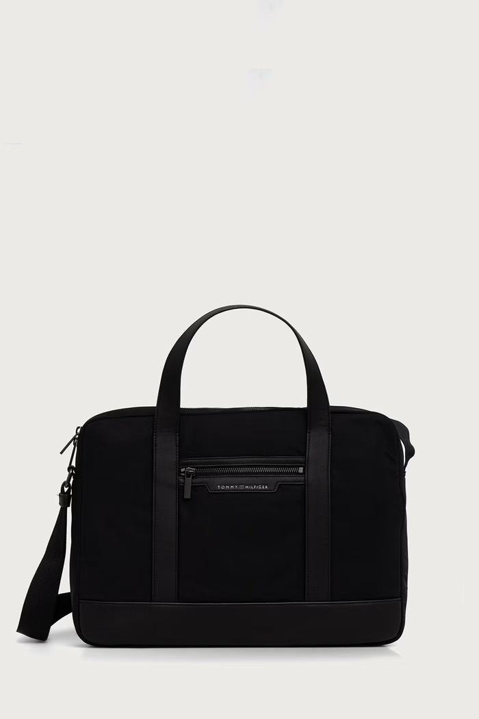Tommy Hilfiger Torba na laptopa męska czarny AM0AM14855
