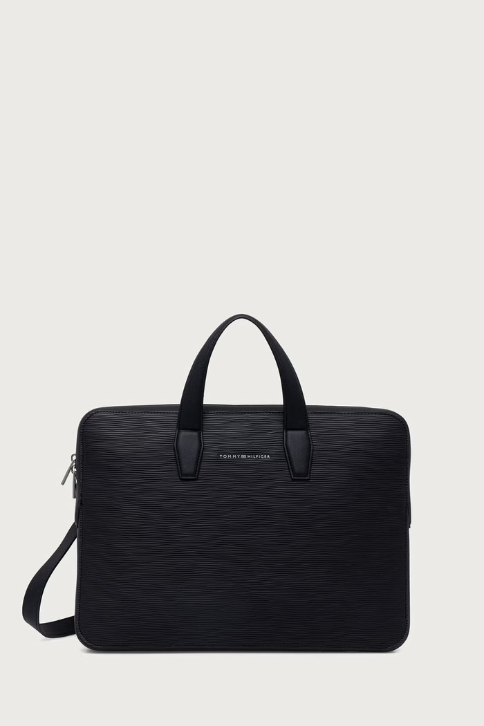 Tommy Hilfiger Torba za laptop za muškarce crna AM0AM14733