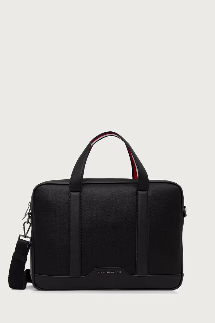 Tommy Hilfiger Taška na notebook pánska čierna AM0AM14726