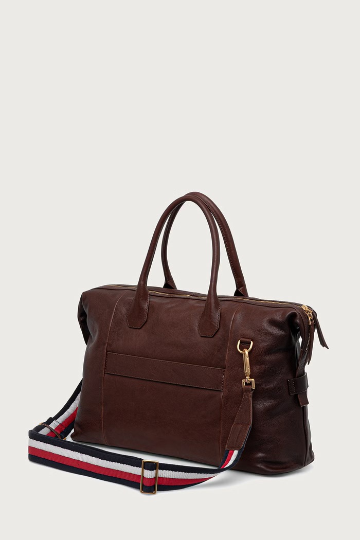 Akcesoria Tommy Hilfiger Torba męska skórzana AM0AM14745 brązowy