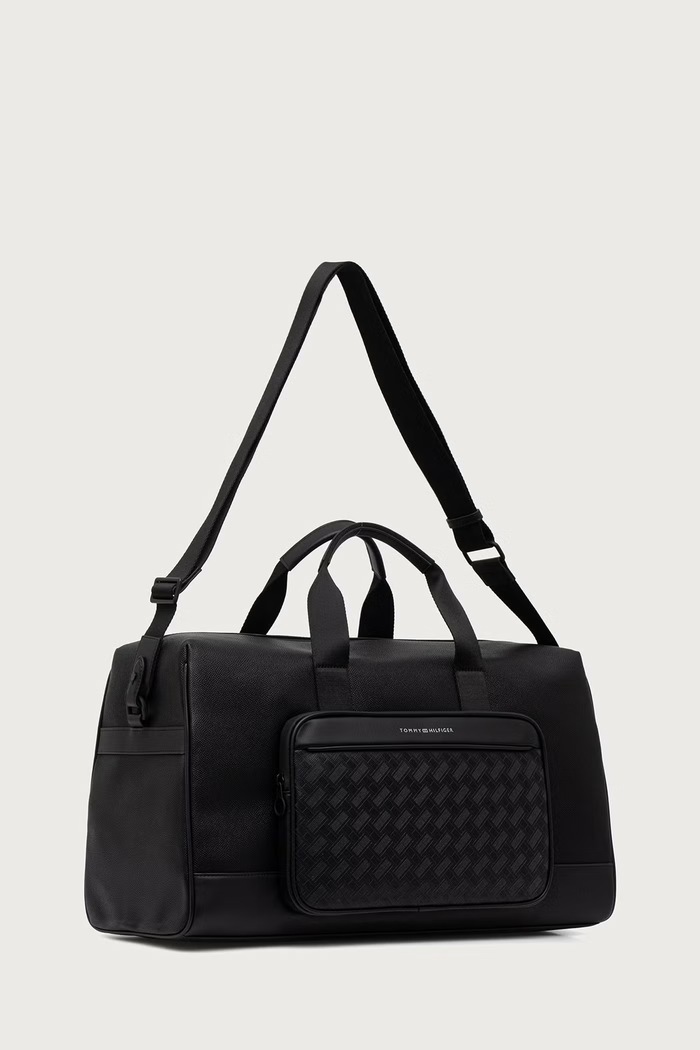 Tommy Hilfiger Torba za muškarce od imitacije kože AM0AM14738 crna AW26