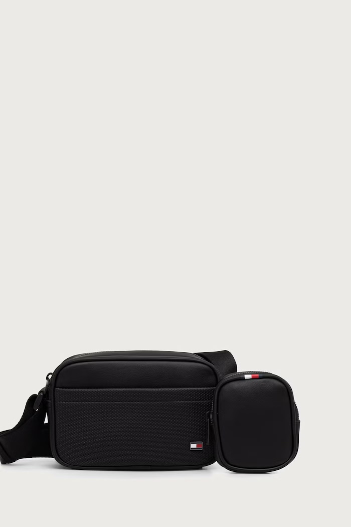Tommy Hilfiger saszetka męska z imitacji skóry czarny AM0AM14981