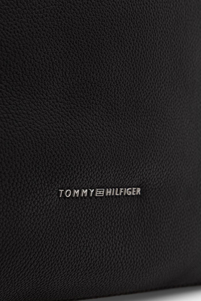 Taška pánska kožená Tommy Hilfiger AM0AM14750 čierna