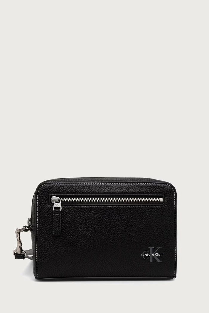 Calvin Klein mala torba za muškarce od imitacije kože crna LV04D1271G