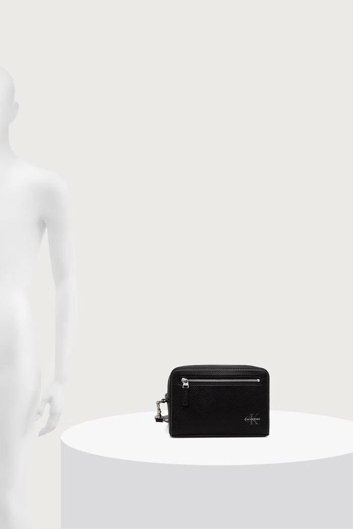 Calvin Klein mala torba za muškarce od imitacije kože LV04D1271G crna