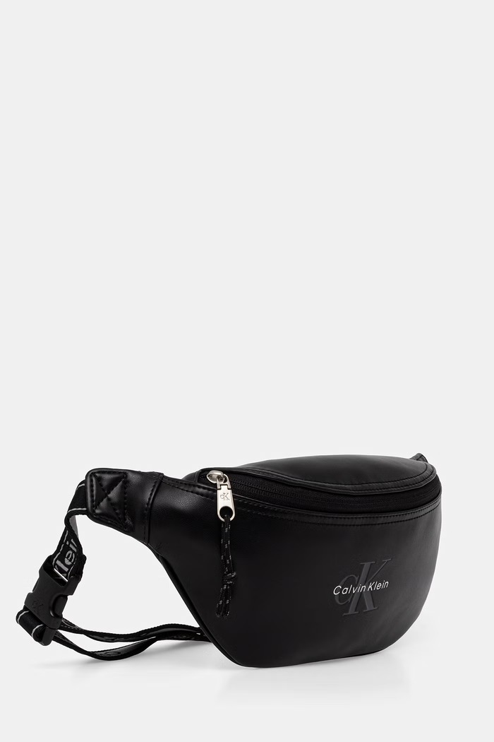 Calvin Klein nerka męska z imitacji skóry LV04D3630G czarny AW26