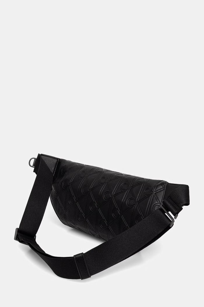 Akcesoria Calvin Klein nerka męska z imitacji skóry LV04D3564G czarny