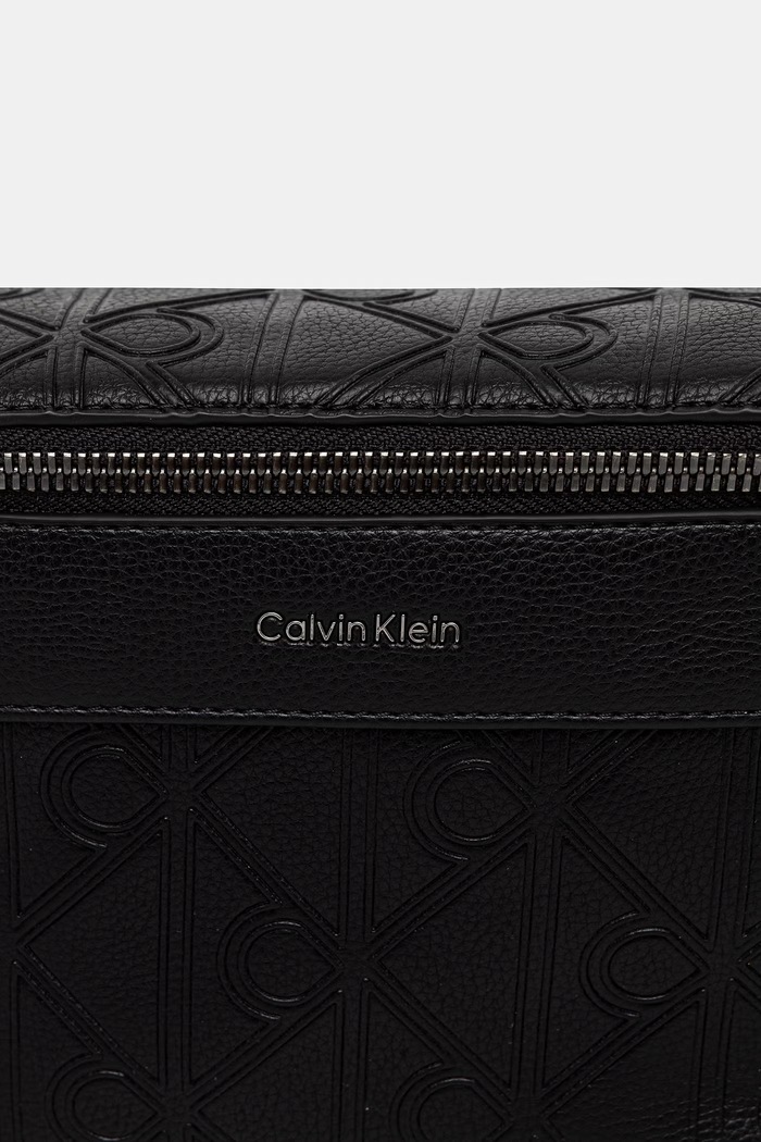 Calvin Klein nerka męska z imitacji skóry czarny LV04D3564G