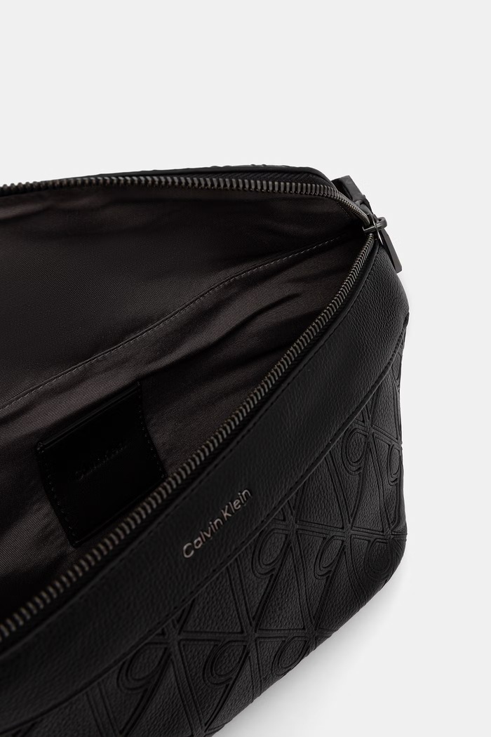 Calvin Klein nerka męska z imitacji skóry LV04D3564G czarny