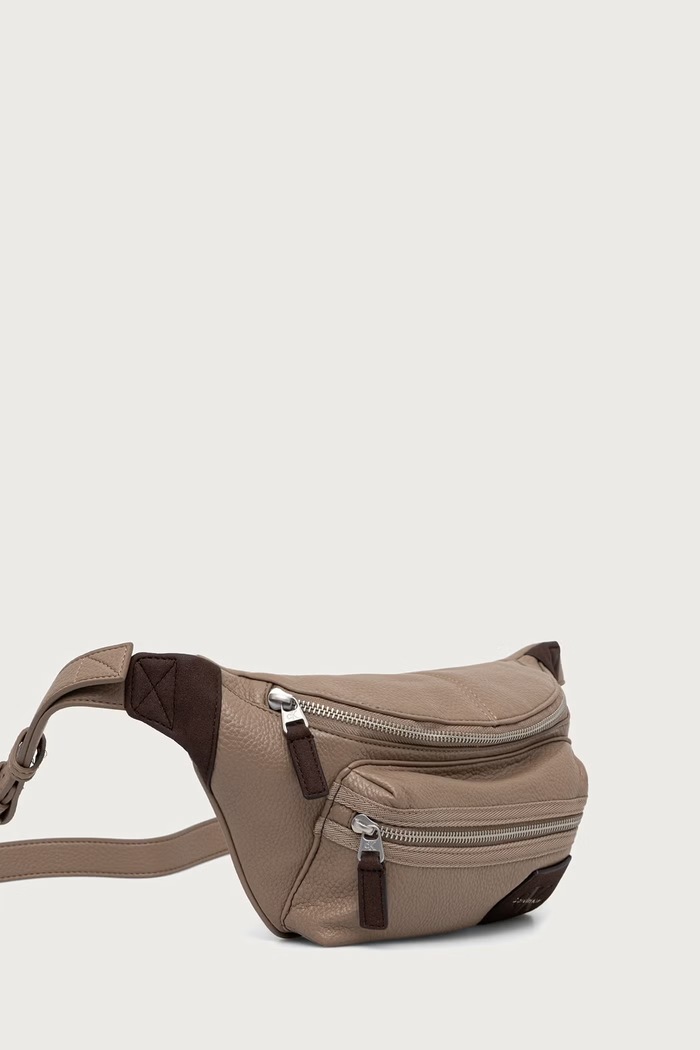 Calvin Klein nerka męska z imitacji skóry LV04D3513G beżowy AW26