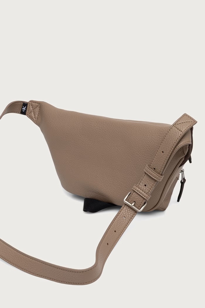 Akcesoria Calvin Klein nerka męska z imitacji skóry LV04D3513G beżowy
