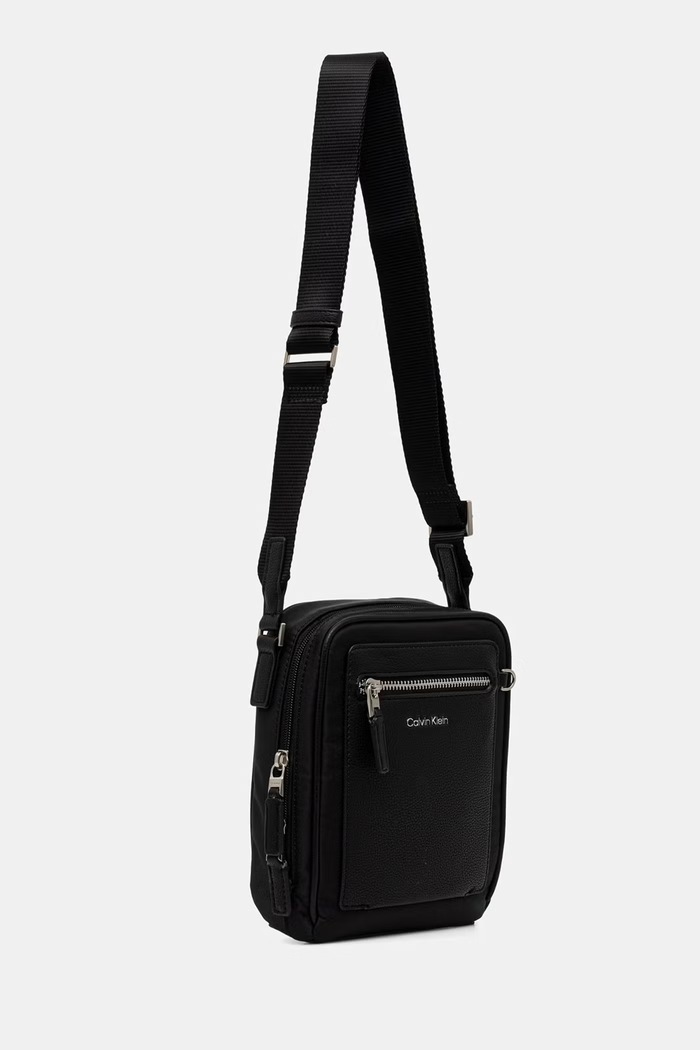 Calvin Klein saszetka męska LV04D3500G czarny AW26