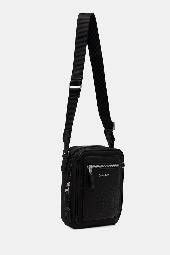Calvin Klein saszetka męska LV04D3500G czarny AW26