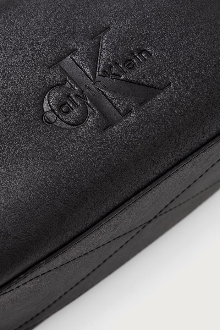 Calvin Klein torba męska z imitacji skóry czarny LV04D3469G