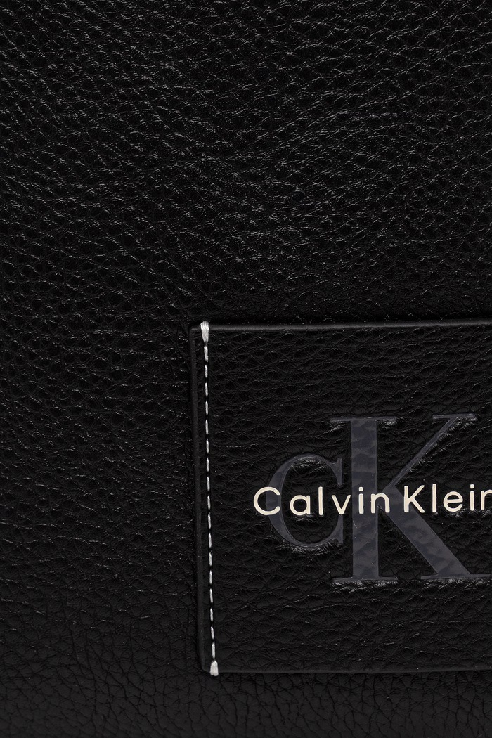 Calvin Klein saszetka męska z imitacji skóry LV04D3623G czarny