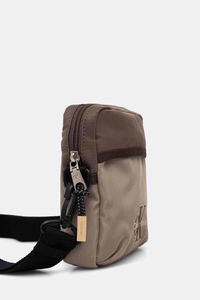 Calvin Klein saszetka męska LV04D3519G beżowy AW26
