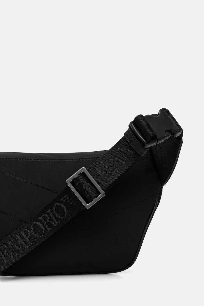 Doplňky Emporio Armani ledvinka pánská EM001805.AF28784 černá