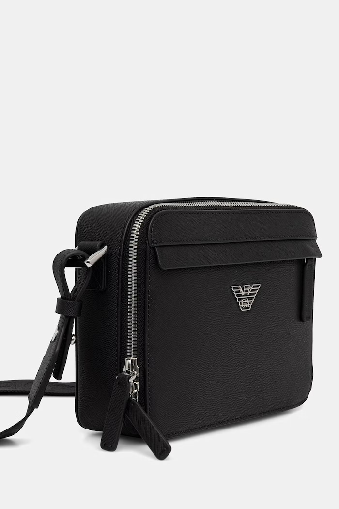 Emporio Armani taštička pánská z imitace kůže EM001186.AF13805 černá AW26