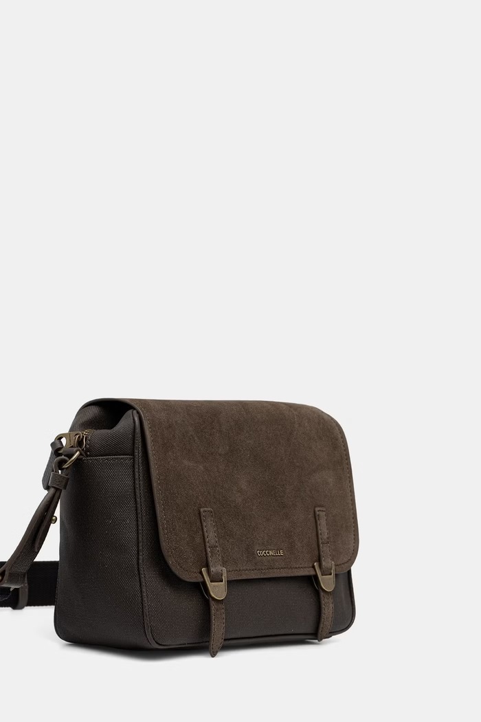 Coccinelle torba męska skórzana E1.VLF.85.03.01 zielony AW26