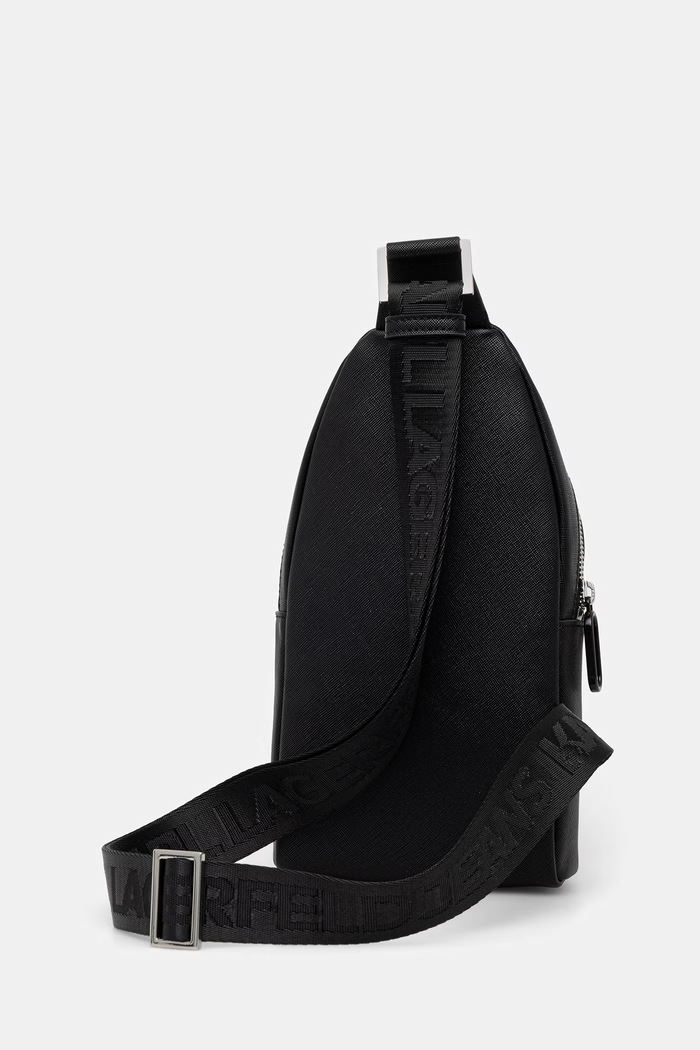 Akcesoria Karl Lagerfeld Jeans saszetka męska z imitacji skóry B3M30219 czarny