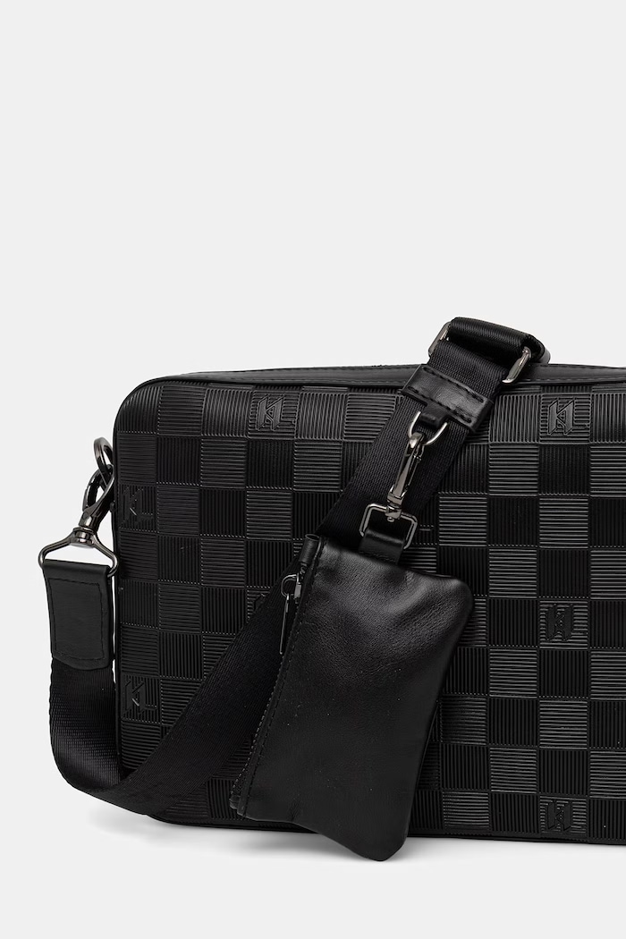Karl Lagerfeld torbica moška iz umetnega usnja črna 563112.805909
