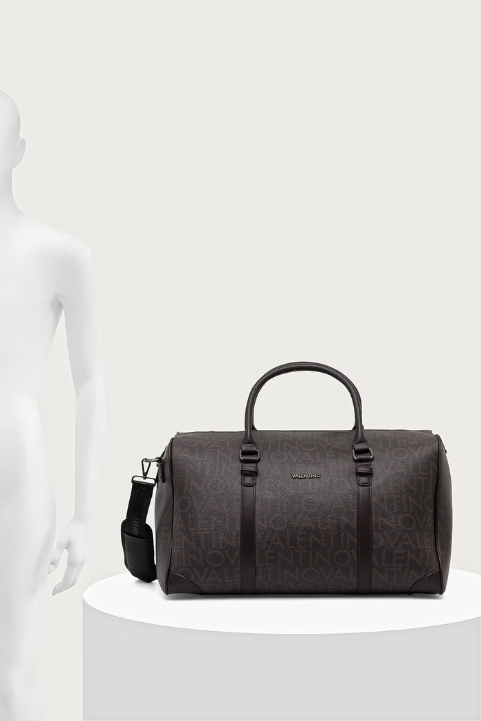 Męskie z imitacji skóry KING RE Valentino Bags brązowy VBS9RQ10