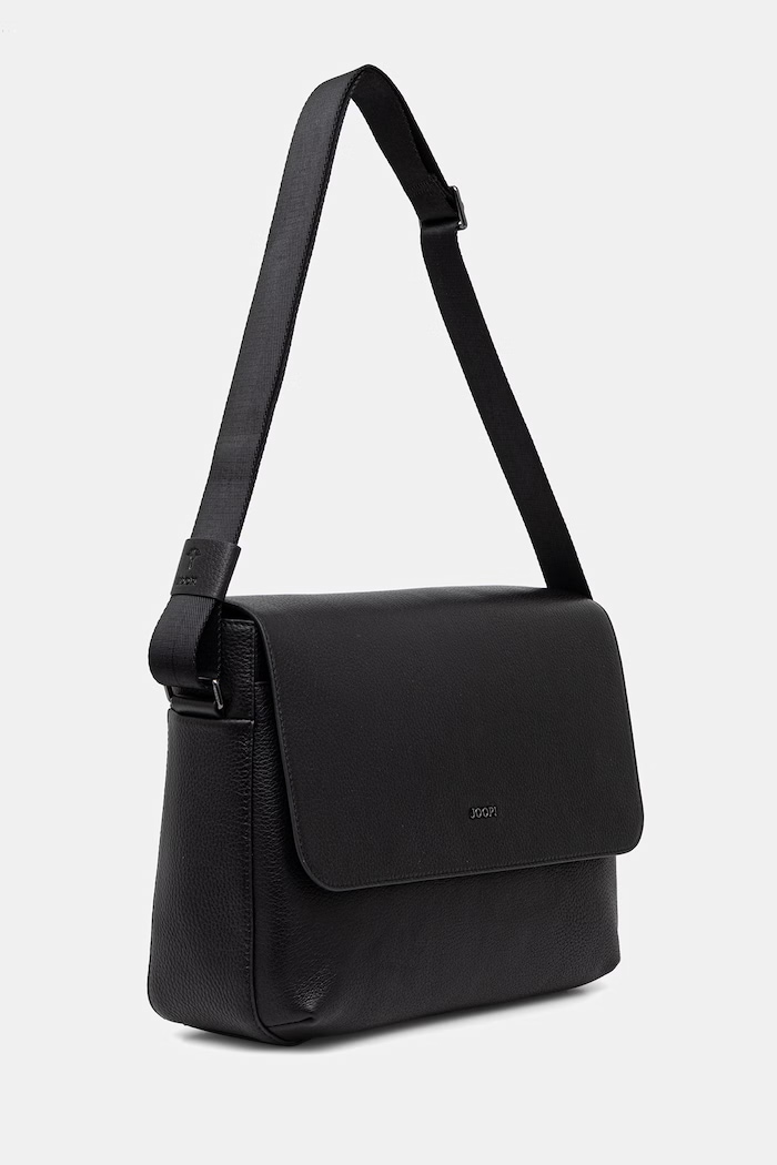Joop! geantă pentru bărbați, din piele Cardona Nevio 4140008096 negru AW26