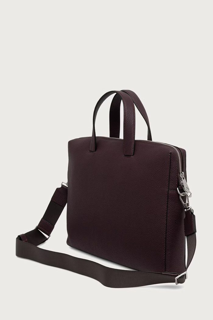 Akcesoria Paul Smith Torba na laptopa męska skórzana M1A.8337.WCLEAN bordowy