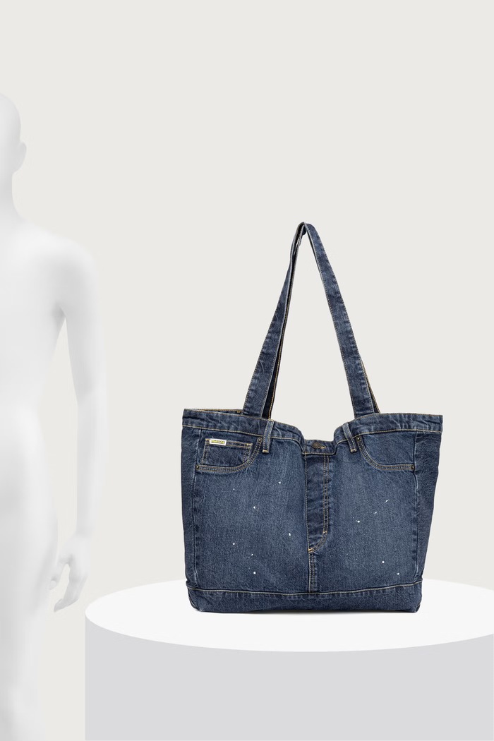 Guess Jeans torba materiałowa męska jeansowa M6YZ42.D2278