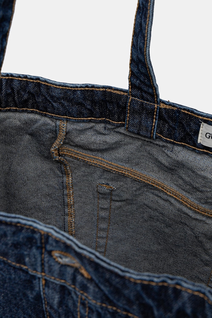 Guess Jeans geantă denim bleumarin M4BZ67.D5RH0