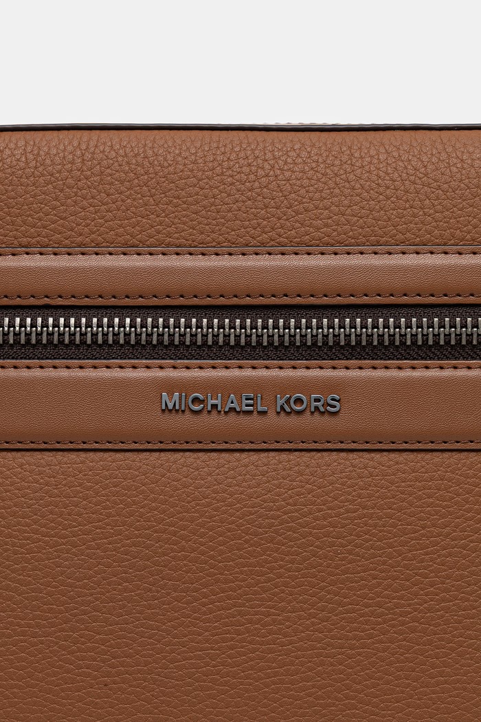 Michael Kors saszetka męska z imitacji skóry brązowy 33T6LJSM1X