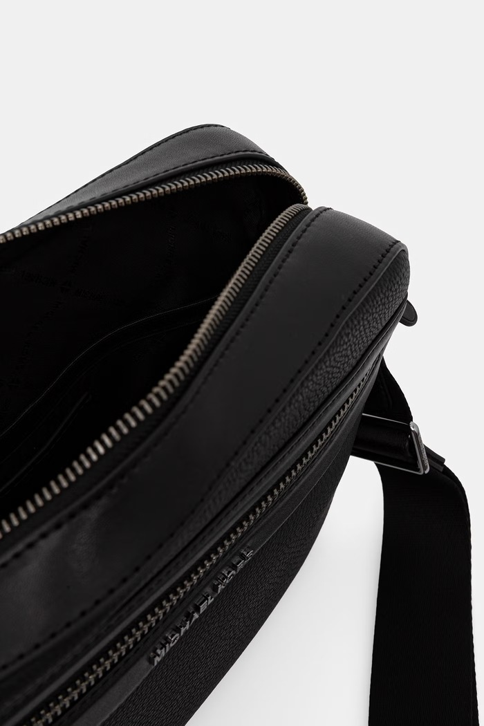 Michael Kors saszetka męska z imitacji skóry 33T6LJSM1X czarny