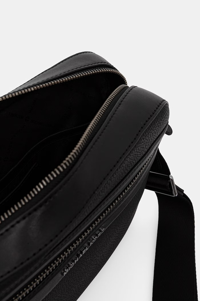 Michael Kors saszetka męska z imitacji skóry 33T6LJSM1X czarny