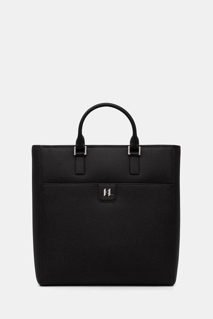 Karl Lagerfeld taška pánska kožená K/MONOGRAM čierna B1M30208