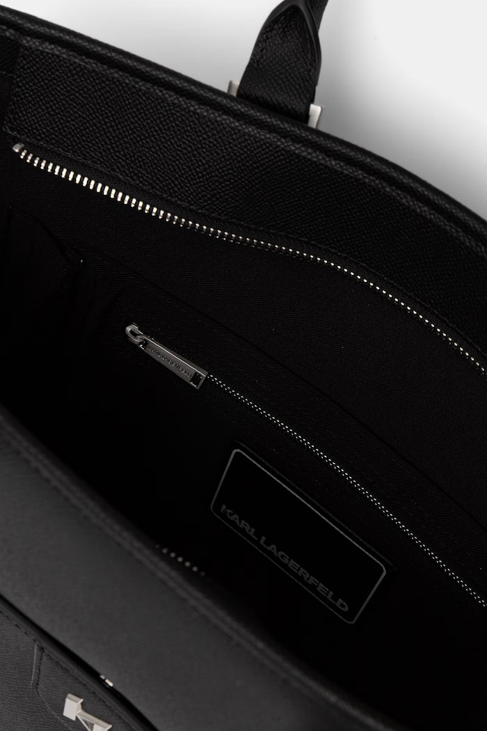 Karl Lagerfeld taška pánska kožená K/MONOGRAM B1M30208 čierna