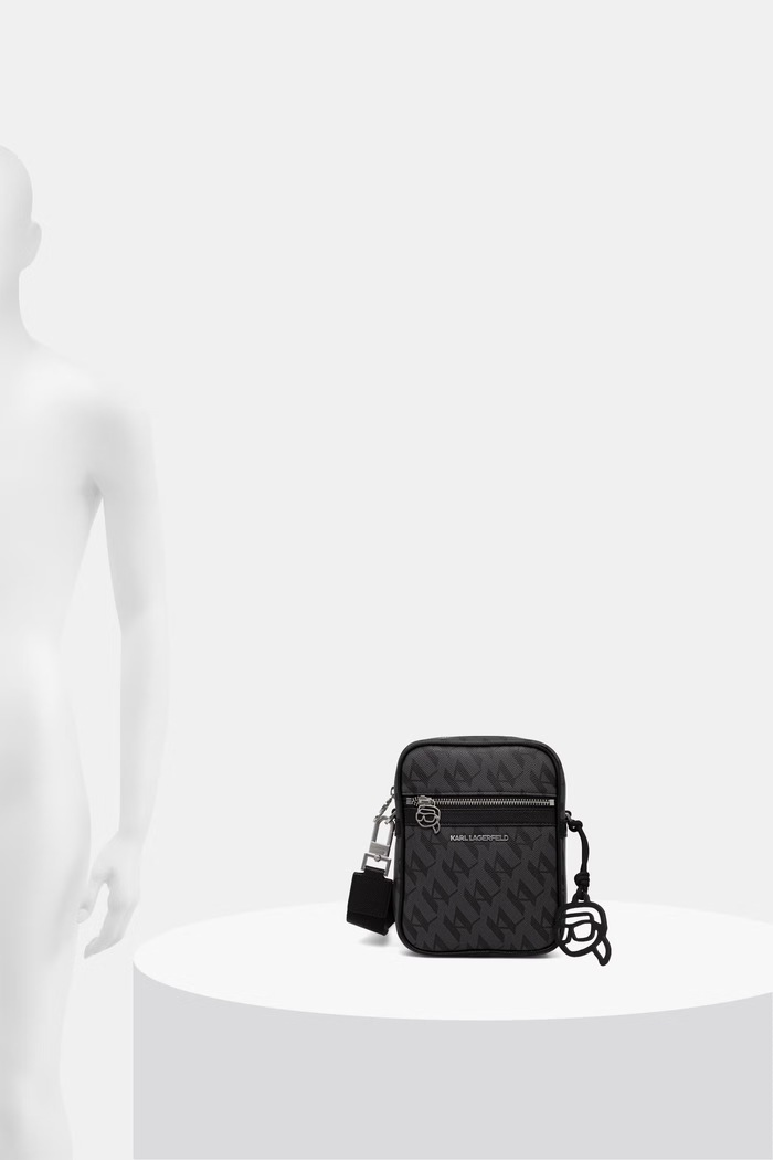 Karl Lagerfeld vrecko pánske z imitácie kože K/IKON B3M30258