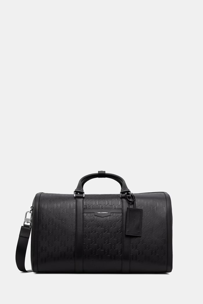 Karl Lagerfeld taška pánská kožená K/LOOM černá B3M30295