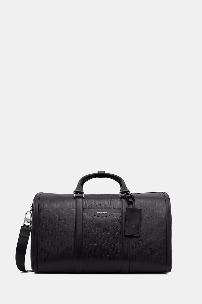 Karl Lagerfeld taška pánská kožená K/LOOM černá B3M30295