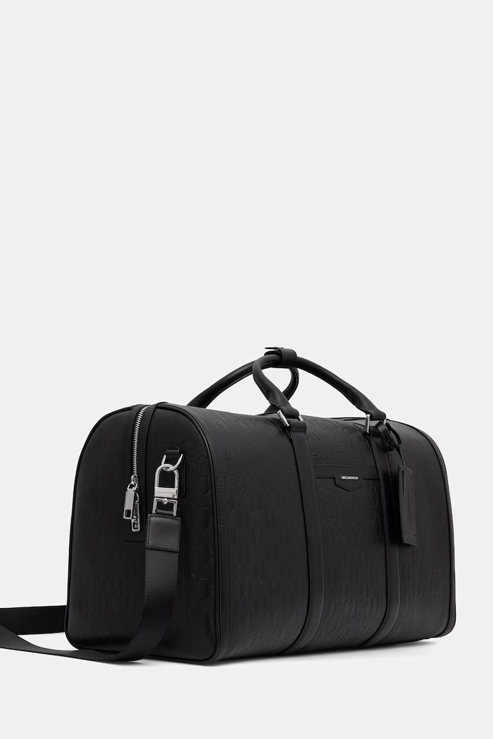 Karl Lagerfeld taška pánská kožená K/LOOM B3M30295 černá AW26