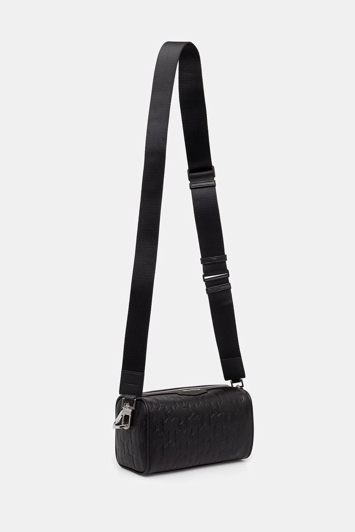 Karl Lagerfeld mala torba za muškarce kožna K/LOOM B3M30251 crna AW26