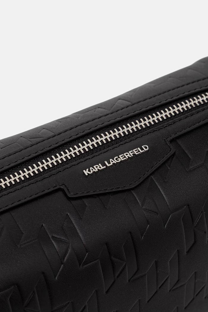 Dodaci Karl Lagerfeld mala torba za muškarce kožna K/LOOM B3M30251 crna