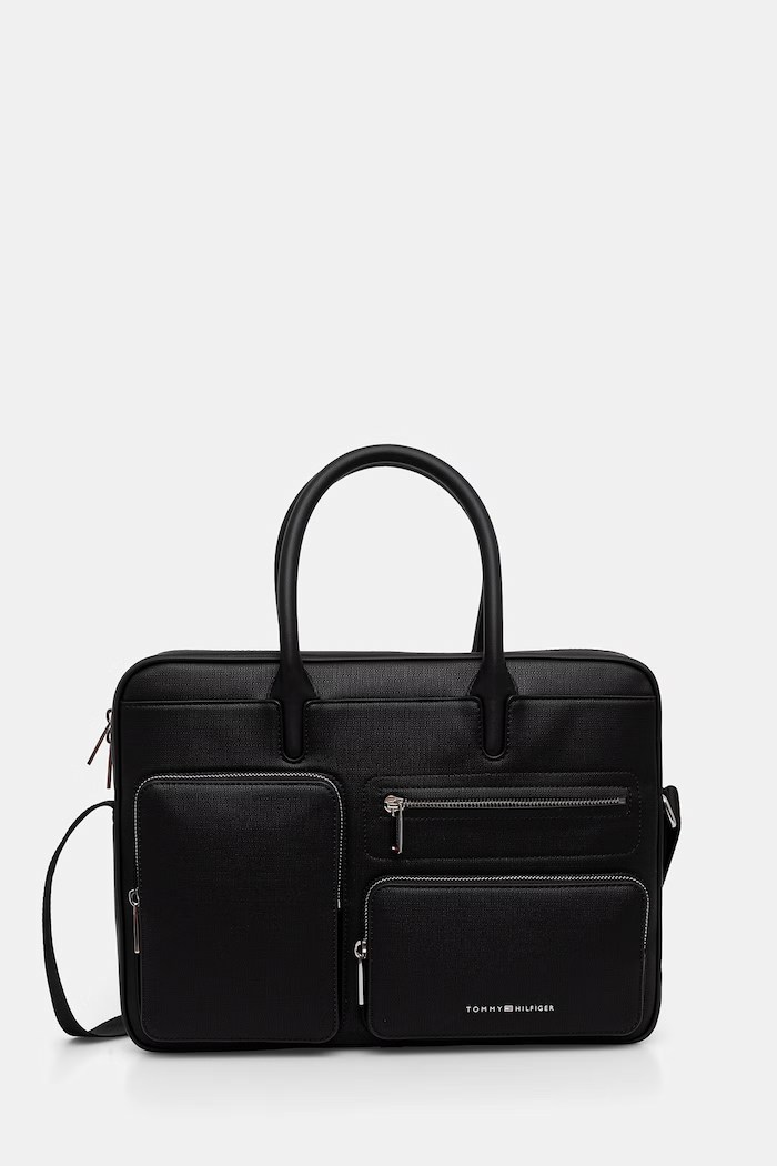 Tommy Hilfiger taška na notebook pánská černá AM0AM14406