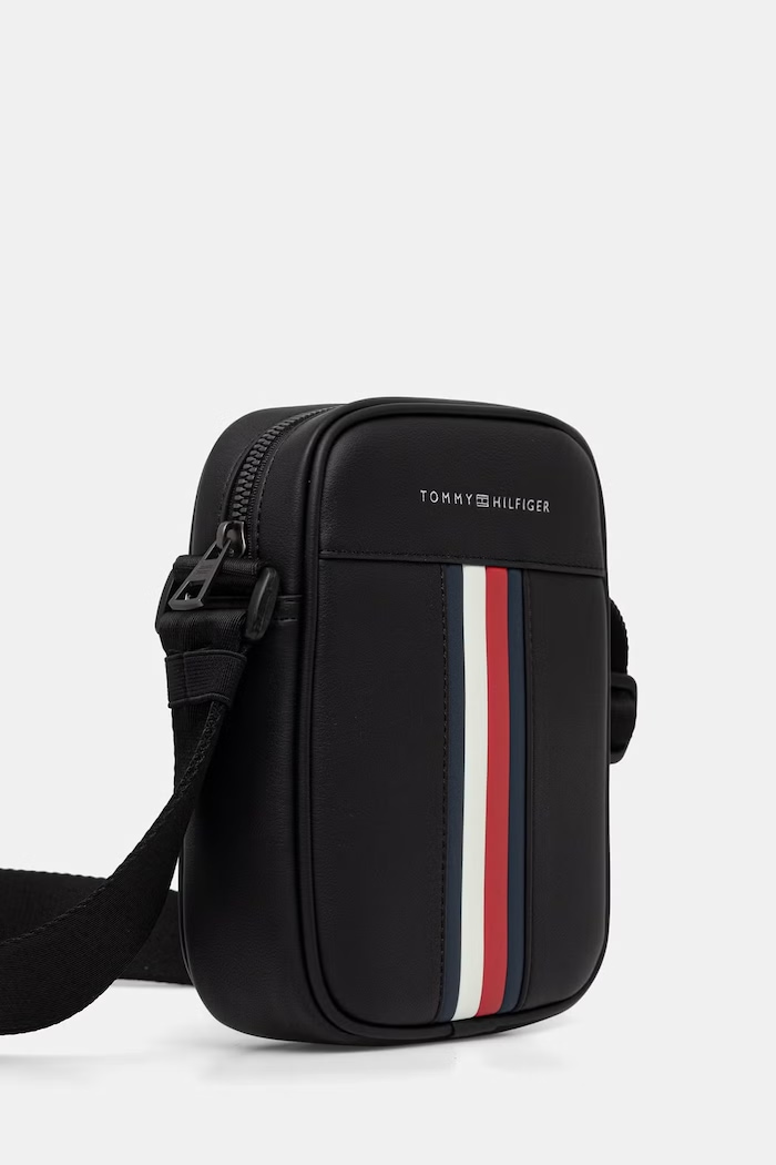 Tommy Hilfiger męskie z imitacji skóry AM0AM14518 czarny AW26