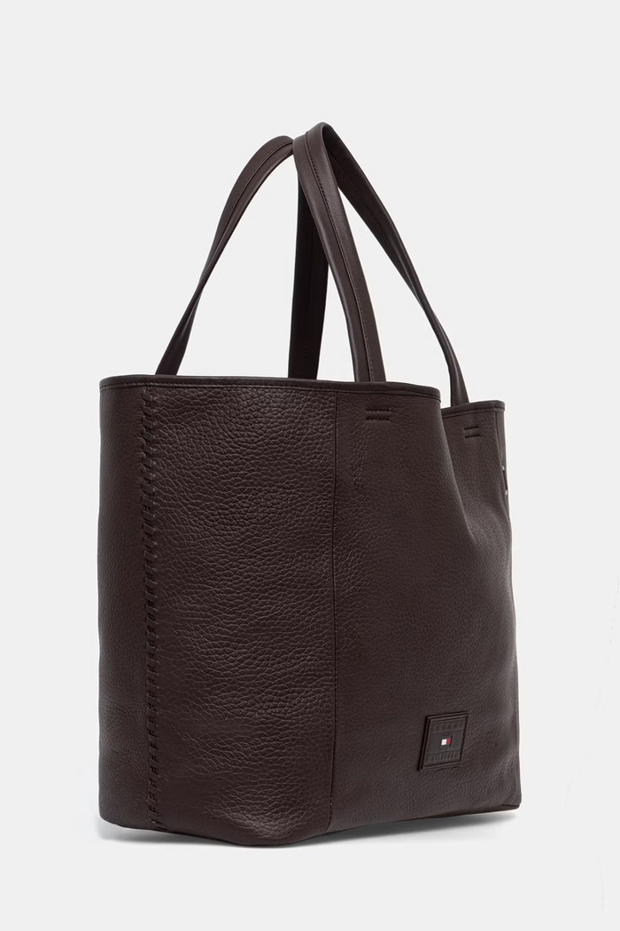 Tommy Hilfiger torba męska skórzana AM0AM14464 brązowy AW26