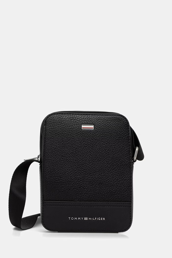 Tommy Hilfiger saszetka męska z imitacji skóry czarny AM0AM14433