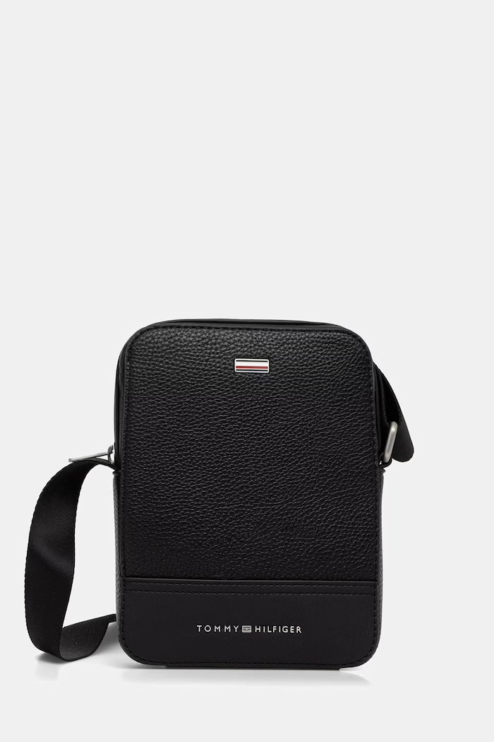 Tommy Hilfiger saszetka męska z imitacji skóry czarny AM0AM14433