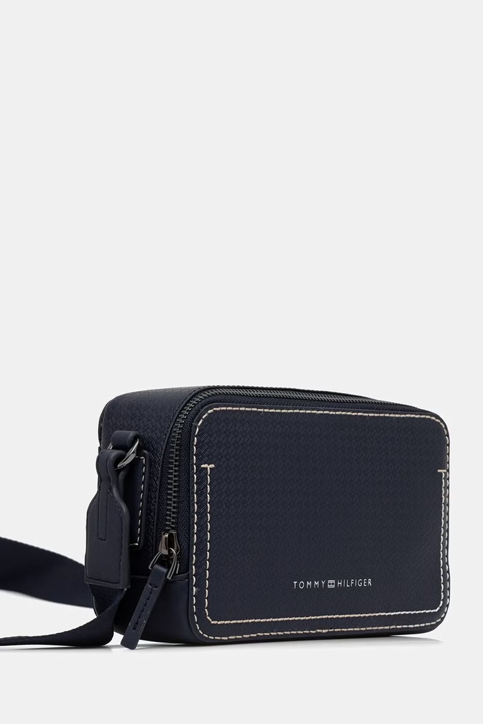 Tommy Hilfiger taštička pánská z imitace kůže AM0AM14418 námořnická modř AW26